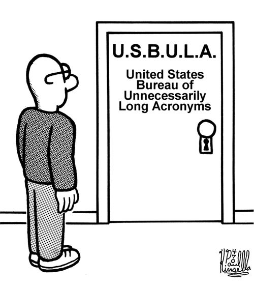 USBULA United States Bureau of Unnecessarily Long Acronyms