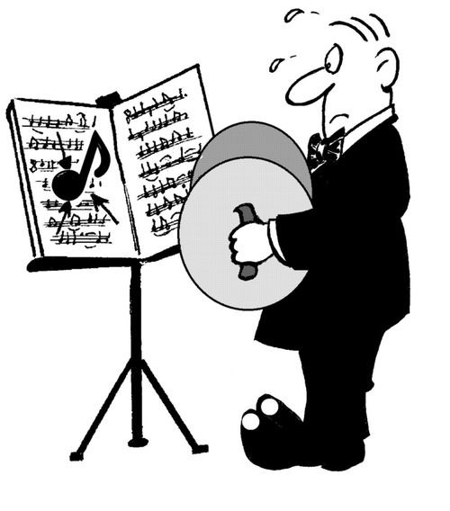 Cymbal Player's Music Book