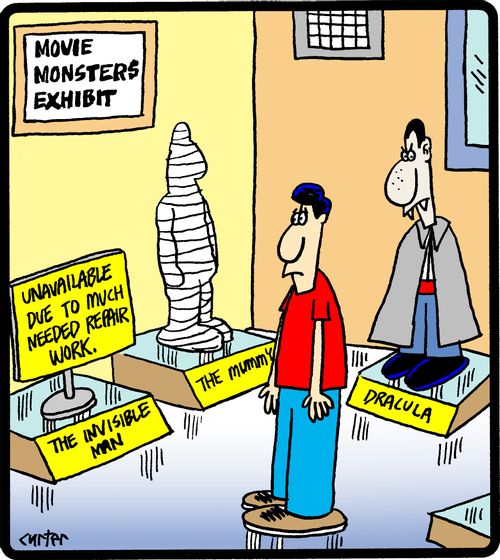 Movie Monster Exhibit: Unavailable due to much needed repair work.