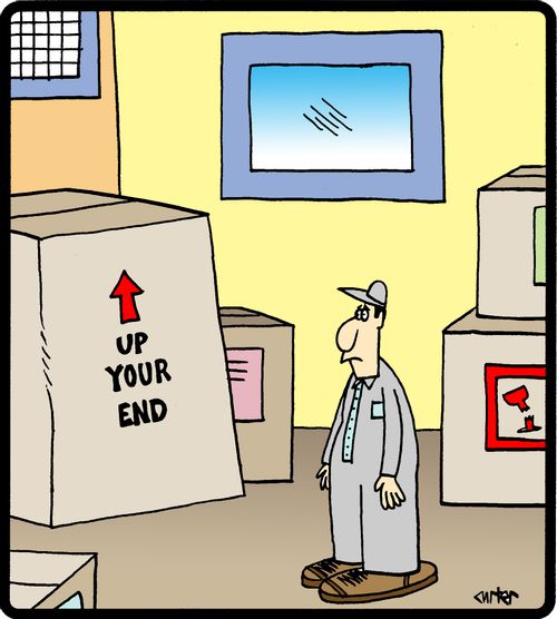 Up your end.