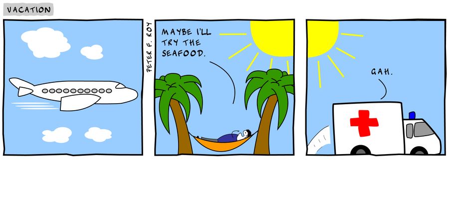 'Maybe I'll try the seafood.'