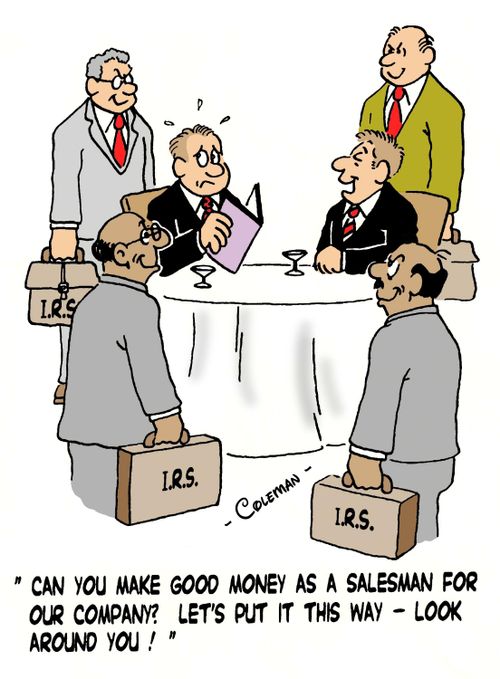 'Can you make good money as a salesman for our company? Let's put it this way - look around you!'