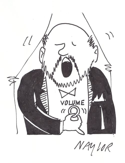 Opera singer turns up the volume.