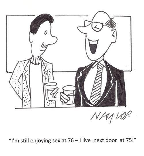 'I'm still enjoying sex at 76 - I live next door at 75!'