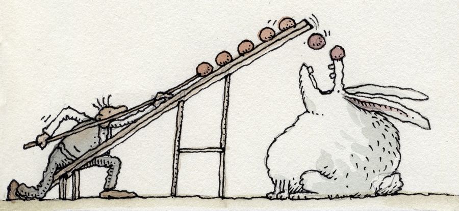 Rabbit billiards