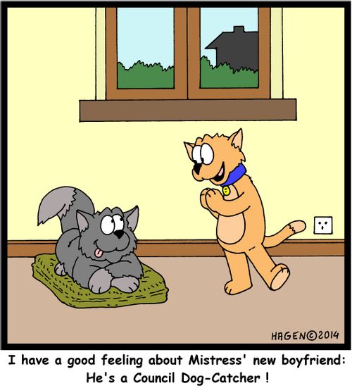 'I have a good feeling about Mistress' new boyfriend: He's a Council Dog-Catcher!'