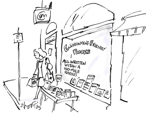 Environment-Friendly books - all written within a 100-mile radius.