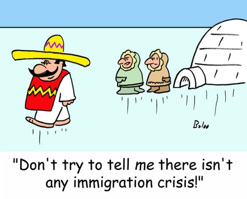 'Don't try to tell ME there isn't any immigration crisis!'