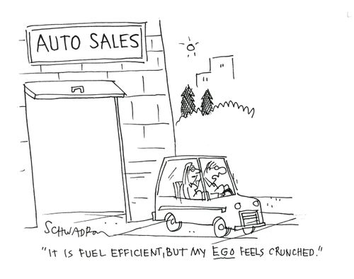 'It is fuel efficient, but my ego feels crunched.'