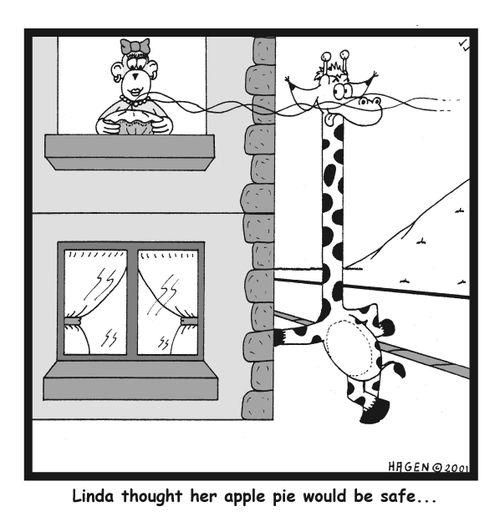 'Linda thought her apple pie would be safe...'