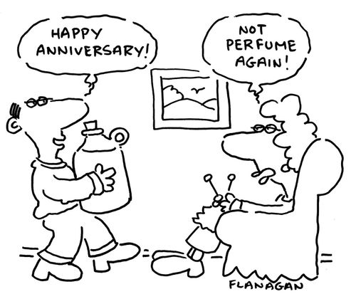 Happy anniversary! Not perfume again!