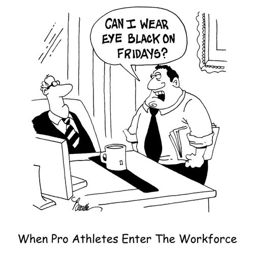 When Pro Athletes Enter The Workforce.