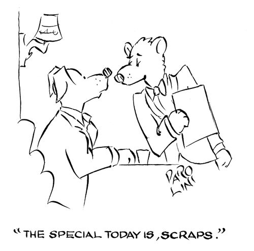 'The special today is scraps.'