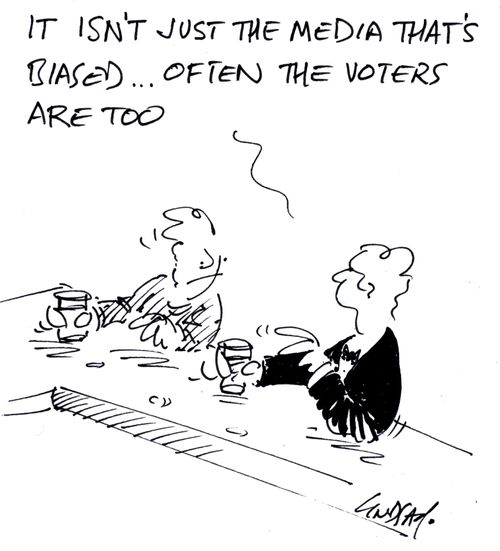 It isn't just the media that's biased...often the voters are too.