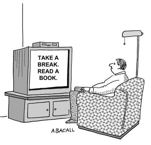 Take a break, read a book.