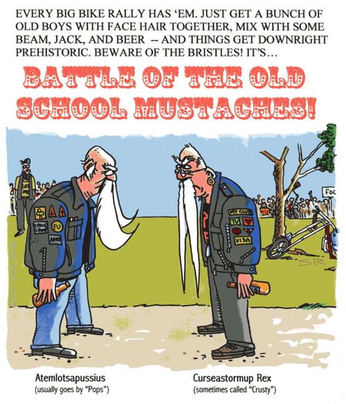 Old School Mustaches