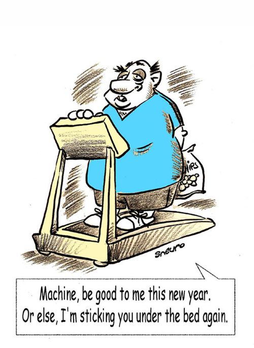Machine, be good to me this year. Or else, I'm sticking you under the bed again.