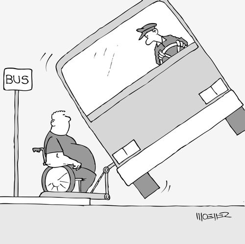Too heavy for the bus.