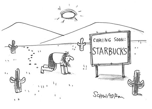 Starbucks coming to the desert.