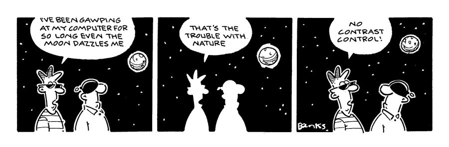 Nethead strip: Problem of nature, no contrast control