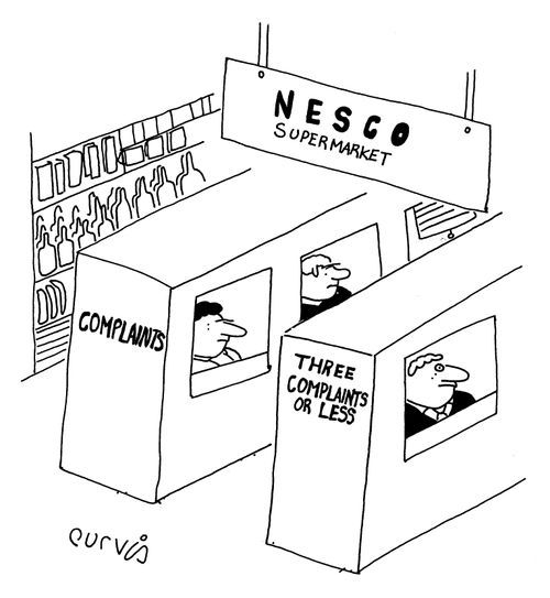 ''Nesco, supermarket' 'Three complaints or less'