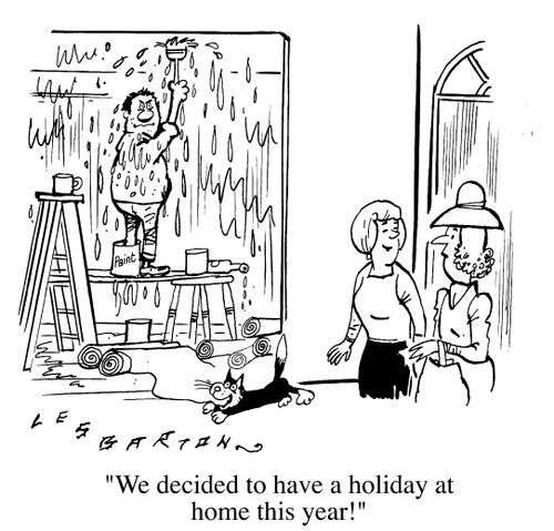 A holiday at home