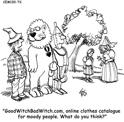 GoodWitchBadWitch.com, online clothes catalogue for moody people. What do you think? 