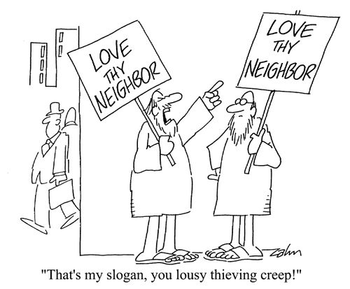 'That's my slogan, you lousy thieveing creep!'