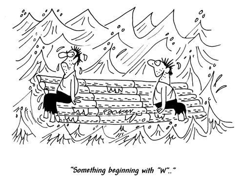 'Something beginning with 'W'..'