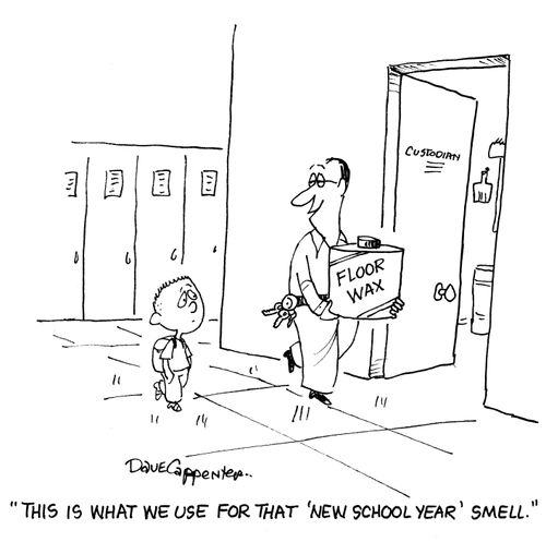 'This is what we use for that 'new school year' smell.'