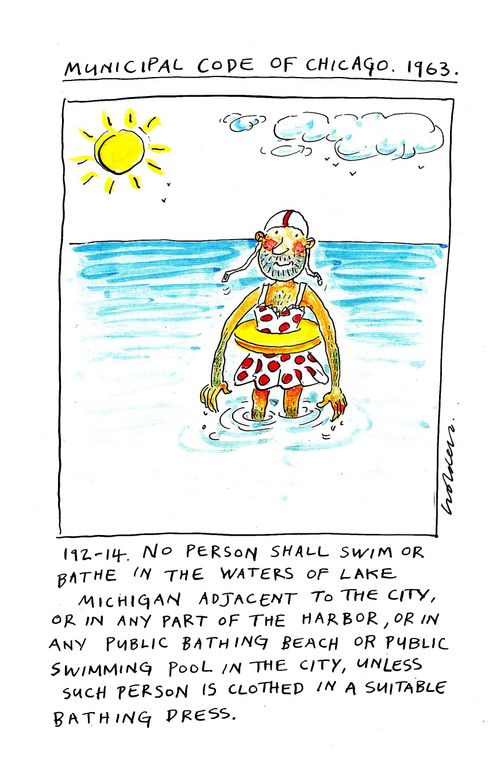 Codes of Chicago - Appropriate Swimwear.