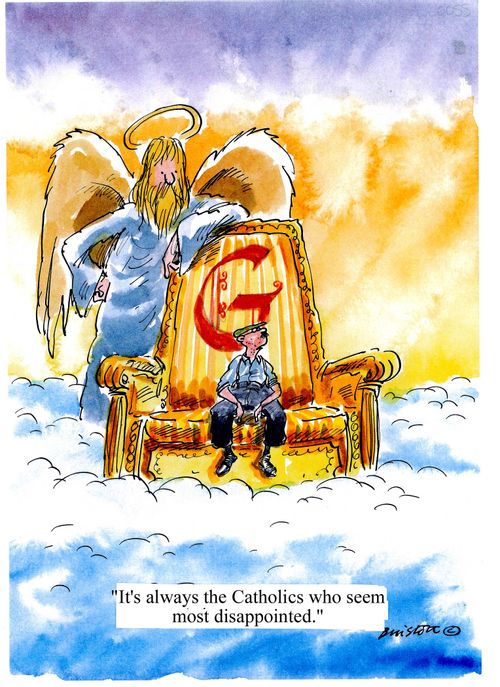 'It's not always the Catholics who seem the most disappointed.'