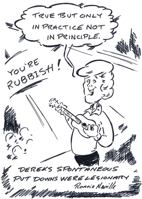 'True but only in practice, not in principle.'