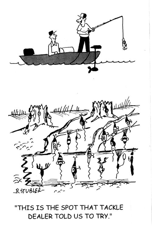 'This is the spot that Tackle Dealer told us to try.'