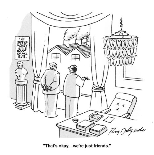 'That's okay...we're just friends.'