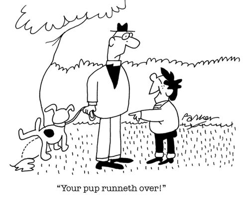 'Your pup runneth over!'