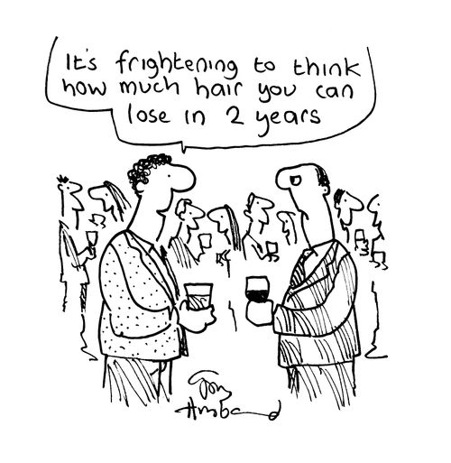 'It's frightening to think how much hair you can lose in 2 years.'