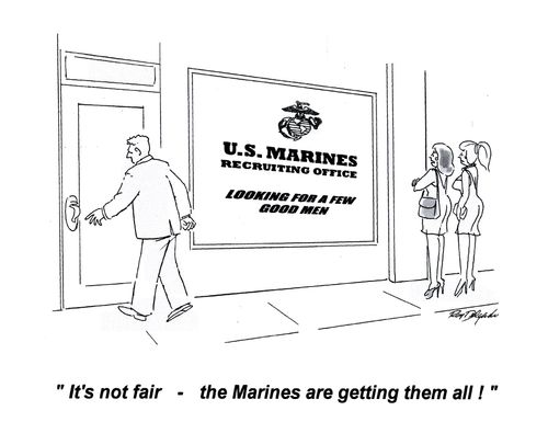 'It's not fair - the Marines are getting them all!'