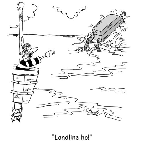 'Landline go!'