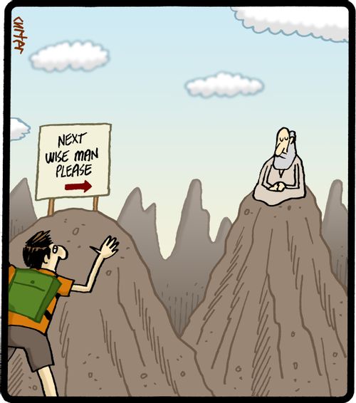 Next Wise Man Please.