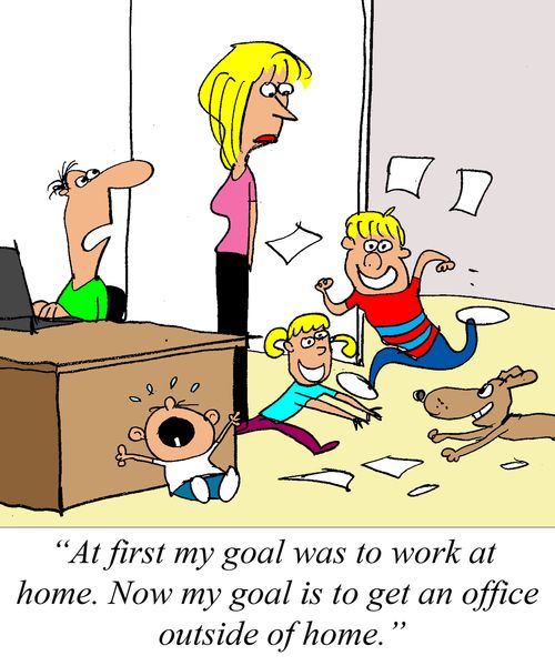 'At first my goal was to work at home. Now my goal is to get an office outside of home.'