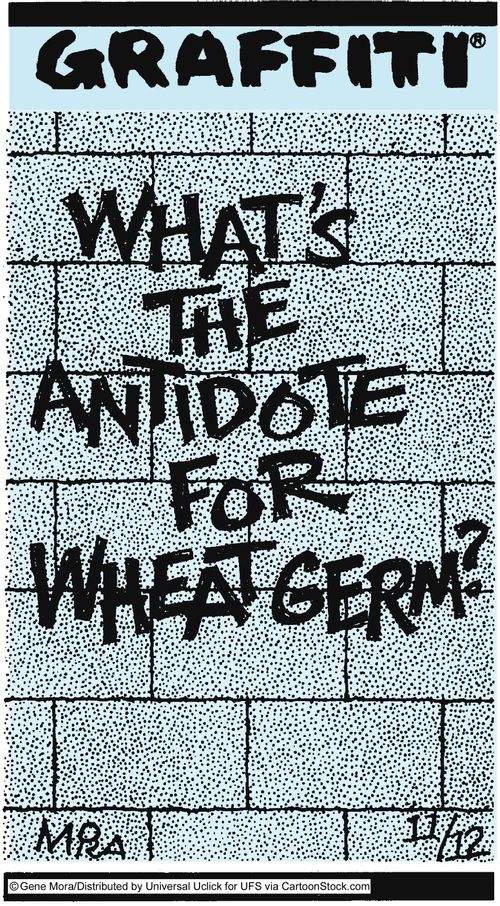 What's the antidote for wheat germ?
