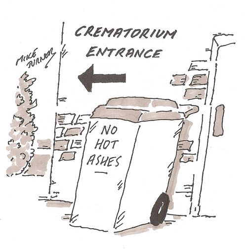 Crematorium Wheelie Bin