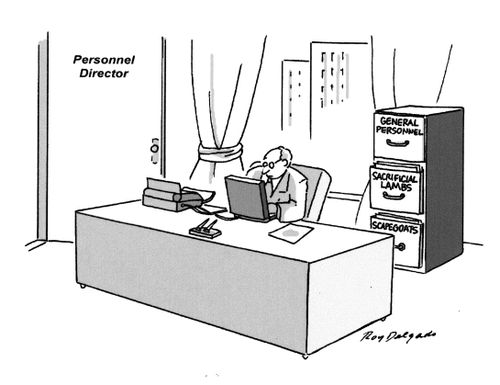 General personnel, sacrificial lambs and scapegoats.