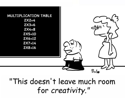 'This doesn't leave much room for creativity.'