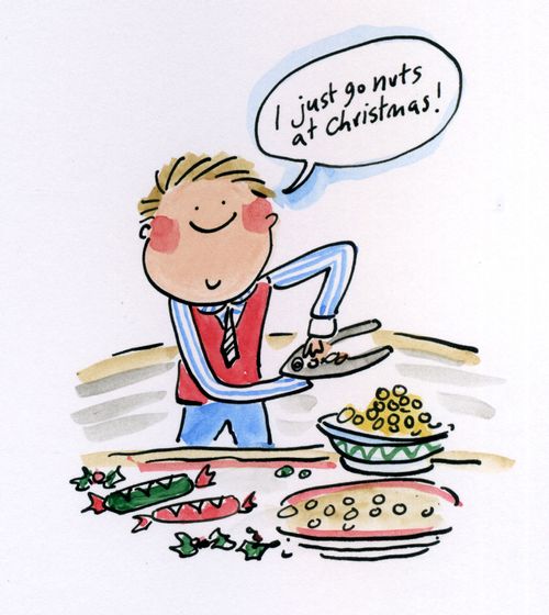 I just go nuts at Christmas!
