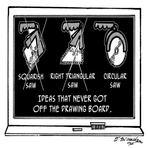 'Ideas that never got off the drawing board.'