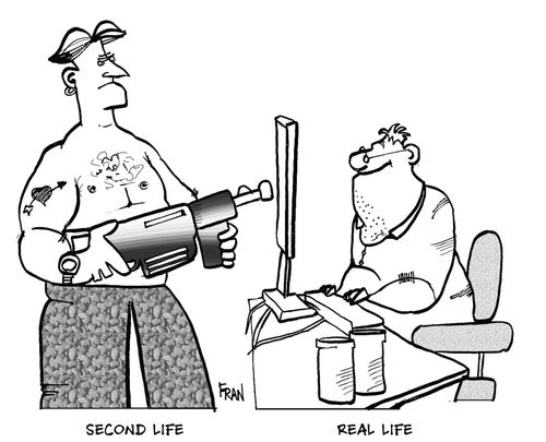 Second lifeReal life.