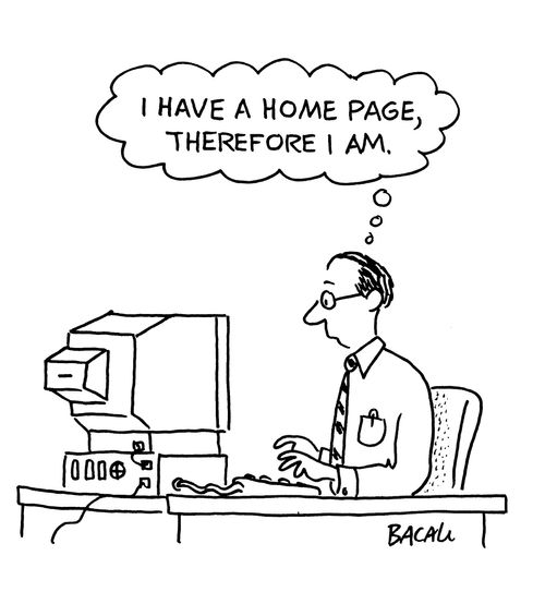 I have a homepage, therefore I am.