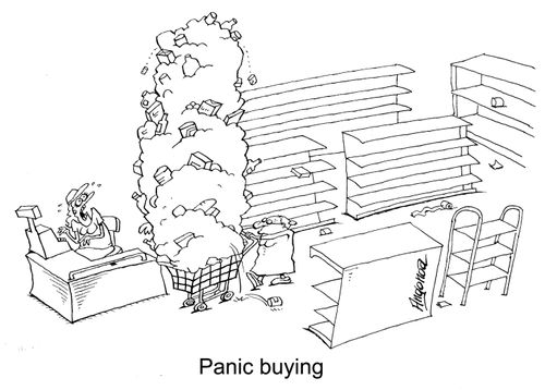 'Panic buying.'